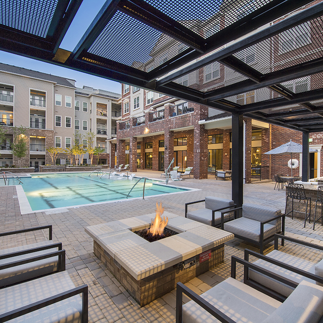 Creekside at Crabtree - Fire Pit by the Pool