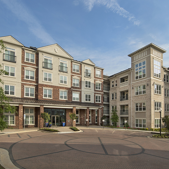Creekside at Crabtree - Driveway to the Entrance